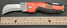 Orange KLEIN TOOLS Folding Cable Skinning Utility Knife, Model 44218 E8 picture