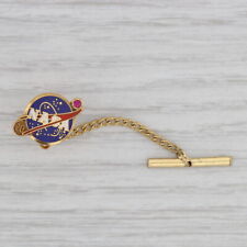 NASA Tie Tac Pin 10k Gold Lab Created Ruby 20 Years Service picture