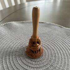 Vintage Hand Carved Bell 1990 Signed 5”  Rare picture