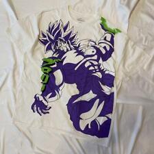 Xl/Used Short Sleeve T-Shirt Men'S Anime Dragon Ball Broly Cotton picture