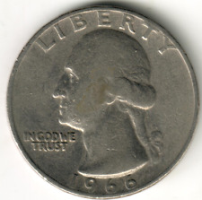 USA - 1966 - Heraldic Eagle Washington ¼ Dollar - #1058 picture
