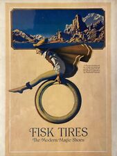 RARE Original ‘17 Maxfield Parrish Fisk Tires The Modern Magic Shoes MAN CAVE picture