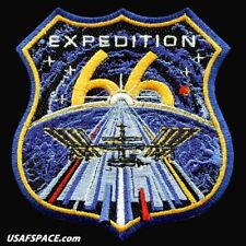 Authentic Expedition 66 - AB Emblem NASA SPACEX ISS Mission - EMBROIDERED PATCH picture