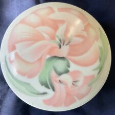 Vtg LIMOGES MNP Trinket Box France Exclusively For Anais Anais Pink Peach Floral picture