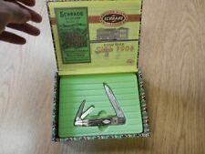 Schrade Cigar Box Classic Knife SCH9 3 Blade Whittler W/ Box Unused ?Hand Made picture