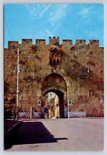 Vintage Postcard St Stephens Gate Jerusalem Jordan Christian  picture