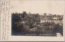 1908 HENDERSON Minnesota RPPC Real Photo Postcard 