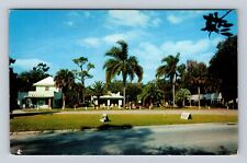 Silver Springs FL-Florida, Silver Springs Motor Court, Antique Vintage Postcard picture