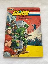 Vintage 1983 G.I. Joe Operation Disappearance Marvel Book Storybook picture