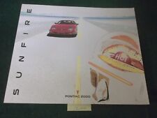2000 PONTIAC Original Dealer Sales Brochure SE Coupe Sedan GT-Sunfire~ #1200 picture