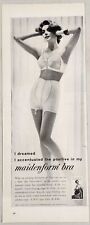 1959 Print Ad Maidenform Bras Lady Dreams She Accentuated the Positive New York picture