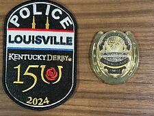 Louisville Metro Police Derby 150 Challenge Coin and Patch picture