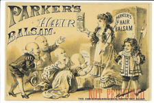 trade card, Parker's Hair Balsam. Hiscox & Co. New York, S6D-1948 picture