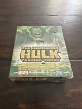 The Incredible Hulk Trading Cards - Sealed Box - Topps picture