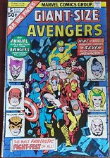 Giant-Size Avengers #5 VF- 7.5 (Marvel 1975) ✨ picture
