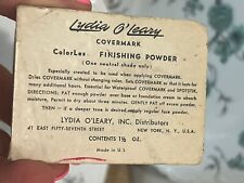 VINTAGE COLLECTIBLE LYDIA O'LEARY COVERMARK COLORLES FINISHING POWDER NOS SEALED picture