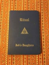 Ritual Job’s Daughters ~ Pocket Handbook RITE FREEMASONRY SYMBOLISM ORDER picture