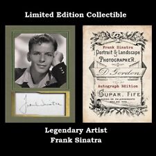 FRANK SINATRA Legends Photo Card Art Collectible Original Design Facsimile Auto picture