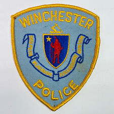 Winchester Police Massachusetts MA Patch A2 picture