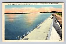 TN-Tennessee, Cherokee Dam, Tennessee Valley Authority, Vintage Postcard picture