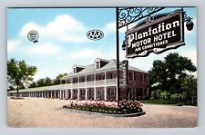 New Orleans LA- Louisiana, Plantation Motor Hotel, Advertise, Vintage Postcard picture