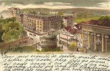 PC GERMANY, HOTEL MESSMER, BADEN-BADEN, vintage LITHO postcard (b31901) picture
