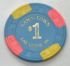 Sam’s Town Gambling Hall $1 Casino chip - Las Vegas, NV Nevada H&C 1998 picture