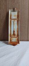 Vintage Lawton Gas Gulf Thermometer Service Filling Gas Station Metal Lawton IA picture