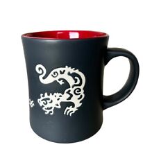 Starbucks Komodo Dragon Coffee Mug Year of the Dragon Black Bone China 2011 picture