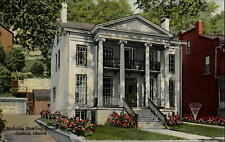 Nicholas Dowling House Galena Illinois architecture ~ 1950-60s vintage postcard picture