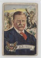 1952 Bowman US Presidents Theodore Roosevelt #28 0ba6 picture