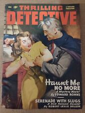 Thrilling Detective | Pulp Magazine Dec 1948 | Haunt Me No More by Edward Ronns picture