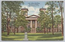 Main Building, Wolford College, Spartanburg, SC Vintage Postcard picture