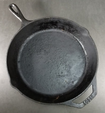 Vintage 10SK Lodge Cast Iron Cooking Skillet 12