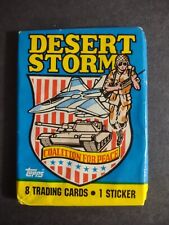 1991 Desert Storm Coalition For Peace Trading Cards Unopened Pack picture