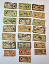 22 Vintage 1930s Mutual Profit Sharing Coupons Cigar Store New York City Coupons picture