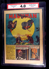 Flash Comics #48 CPA 4.0 SINGLE PAGE #1/2 Hawkman 1st Black Mike Morris picture