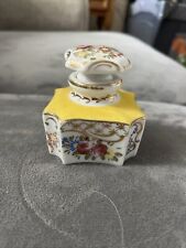 Vintage Porcelain Square Bottle Perfume Hand painted Japan picture