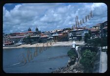 Panama City Casco Viejo Beach 35mm Slide 1950s Red Border Kodachrome picture