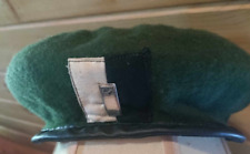 Military Classic Army Beret Uniform Cap with First Lieutenant Bar. picture