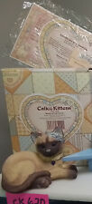 Enesco Calico Kittens 2000 * Queen of the House Figurine 785148 Best of Show picture
