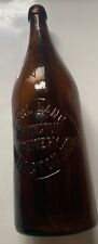 Rare CARL LANG 1800’s Huntington Brewing Co. Beer Bottle Huntington Indiana IN picture