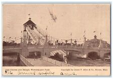 1907 The Chutes & Bridge Wonderland Park Revere Beach Massachusetts MA Postcard picture