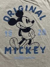 Walt Disney World Shirt Adult Large Gray Mickey Mouse Original 1928 picture