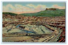 1948 The Open Pit Copper Mine Santa Rita New Mexico NM Vintage Postcard picture