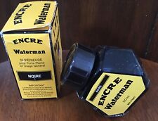 Waterman Black Ink for Fountain Pens. 50ml Bottle. Imported from France. picture