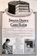 1919 Swans Down Cake Flour Prepared Not Self Rising Baking Four Print Ad picture