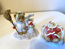 Cherished Teddies Lot  Frankie There Is Sno Friend Like An Old Friend Snow Angel picture