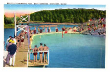 Postcard SWIMMING POOL SCENE Boothbay Maine ME 6/7 AP5103 picture
