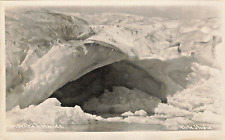 ALASKA~MENDENHALL GLACIER REAL PHOTO POSTCARD 1940s picture